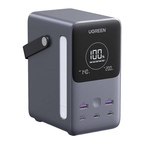 Ugreen PB770 Powerbank 48000mAh , 2x USB + 4x USB-C, 300W (szürke)
