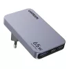 UGREEN 65W GaN Lapos Fali Töltő, 2x USB-C + USB (25356)