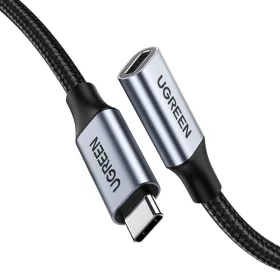   UGREEN US372 Hosszabbító USB-C 3.1 Gen2 Kábel, 4K, 100W, 1m (Fekete)
