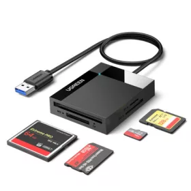   UGREEN 4-in-1 USB 3.0 SD CF TF MS Memóriakártya olvasó Adapter [CR125]