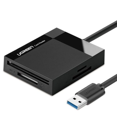 UGREEN CR125 4in1 USB 3.0 kártyaolvasó 0,5 m (fekete)