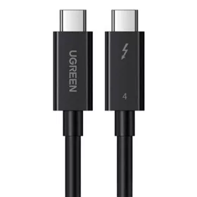   UGREEN US501 USB-C-USB-C Kábel, Gen3, 100 W, 4K, 0,8 m (Fekete)