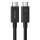 UGREEN US501 USB-C-USB-C Kábel, Gen3, 100 W, 4K, 0,8 m (Fekete)