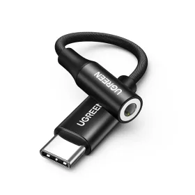   UGREEN USB-C (Type C)-Jack 3.5mm Adapter, Átalakító Kábel (10cm) [AV142]