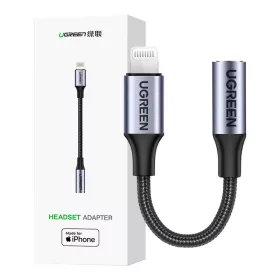   Ugreen US211 Lightning Mini Jack Audioadapter,  3.5mm 0.1m (fekete)