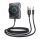 Ugreen CM723 Bluetooth 5.4 adapter , USB + 3.5mm mini jack, built-in microphone (fekete)