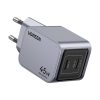 Ugreen Nexode Pro 45W Fali Töltő , 2x USB-C (szürke)