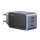 Ugreen Nexode Air 65W Feli Töltő, USB + 2x USB-C (szürke)