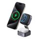 Ugreen W702 Qi 2-in-1 Vezeték Nélküli Töltő Iphone, AirPods, 15W (szürke)