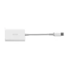 Ugreen CM265 2 az 1-ben USB-C kártyaolvasó (fehér)