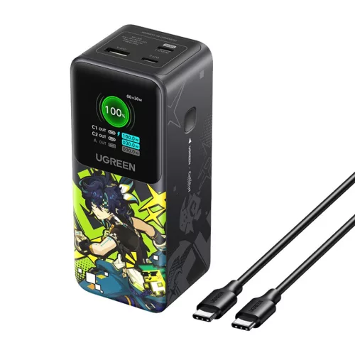 UGREEN PB721 powerbank 20000mAh 130W 2xUSB-C + USB - Genshin Impact sorozat