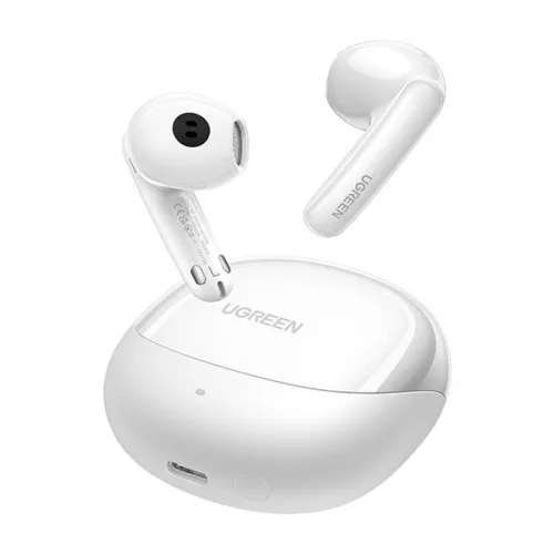 Ugreen HiTune H6 Pro WS203 hibrid aktív zajszűrős TWS fülhallgató (fehér)