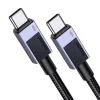 Ugreen L512 USB-C - USB-C PD gyorstöltő kábel, 0,5 m (asztroszürke)