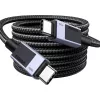 Ugreen L512 USB-C - USB-C PD gyorstöltő kábel, 0,5 m (asztroszürke)