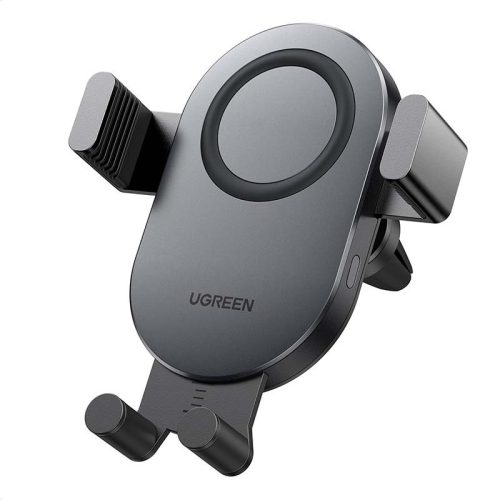 UGREEN CD256 Autós tartó szellőzőrácshoz induktív töltéssel  (ezüst)