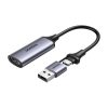UGREEN CM489 HDMI Capture Card / Grabber, 4K 60Hz, USB + USB-C
