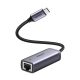 UGREENcm483 USB-C RJ45 hálózati adapter (szürke)