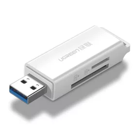   UGREEN CM104 SD/microSD USB 3.0 memóriakártya-olvasó (fehér)