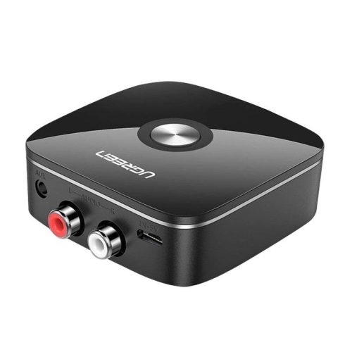 Adapter Bluetooth 5.1 vevő UGREEN 2x RCA, jack 3,5 mm, aptX HD (fekete)