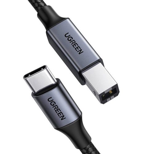Ugreen US370 USB-C to USB-B 2.0 nyomtatókábel , 2m (fekete)