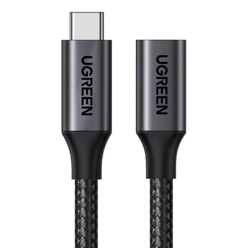 Ugreen US372 USB 3.2 hosszabbító kábel USB-C - USB-C Gen 2, 0,5 m (fekete)