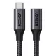 Ugreen US372 USB 3.2 hosszabbító kábel USB-C - USB-C Gen 2, 0,5 m (fekete)