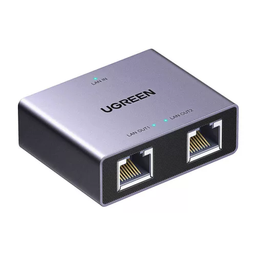 Ugreen NW301 Gigabit Ethernet elosztó adapter (1x2)