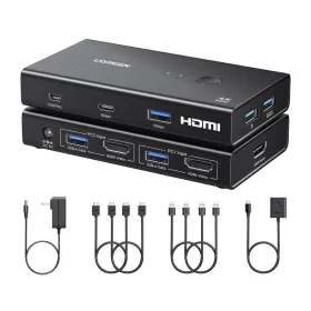 UGREEN 2in1 HDMI 2.0 KVM Kapcsoló (45452)
