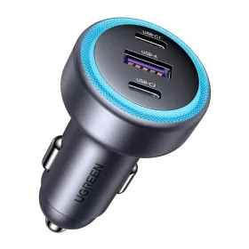   UGREEN 30W Autós Töltő, USB + 2X /USB-C Csatlakozó (45843)