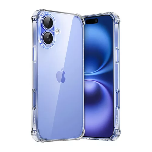 UGREEN Átlátszó iPhone 16 Ütésálló Tok (45913)