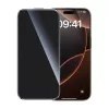Ugreen iPhone 16 Pro Max betekintésvédő kijelzővédő fólia kerettel