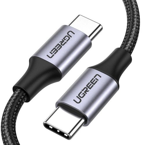 UGREEN USB-C-USB-C QC3.0 Kábel, PD, 3A, 60W, 1m (Fekete)