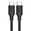 UGREEN USB-C-USB-C TöltőKábel, 60W, 1m (Fekete)