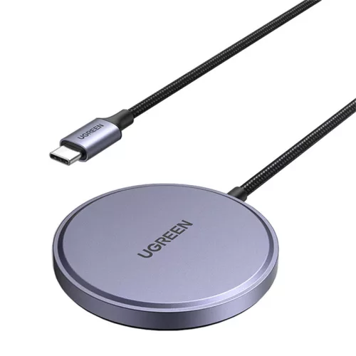 UGREEN 15W MagSafe Mágneses Vezeték Nélküli Töltő, 1.5m Kábel (55206)