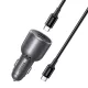 UGREEN 130W Autós Töltő USB És 2x /USB-C Csatlakozó , - 1m 5A Kábel (55511)