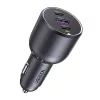 UGREEN 130W Autós Töltő USB És 2x /USB-C Csatlakozó , - 1m 5A Kábel (55511)