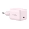 Ugreen X512 20W GaN 1X USB-C fali töltő (rózsaszín)