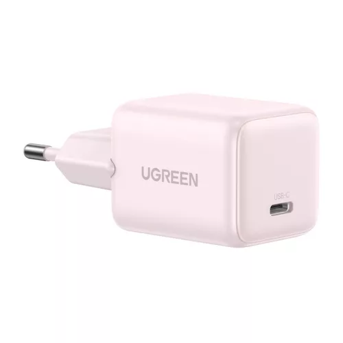 Ugreen X512 20W GaN 1X USB-C fali töltő (rózsaszín)