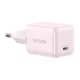 Ugreen X512 20W GaN 1X USB-C fali töltő (rózsaszín)