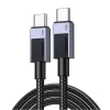 UGREEN - 1m USB-C PD 3A Gyorstöltőkábel (Szürke) (55765)