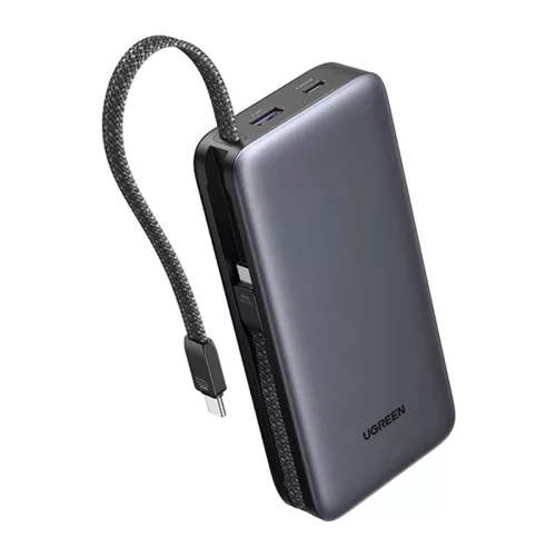 UGREEN 55985B PB528 20 000mAh-s, 30W-os hordozható akkumulátor (szürke)