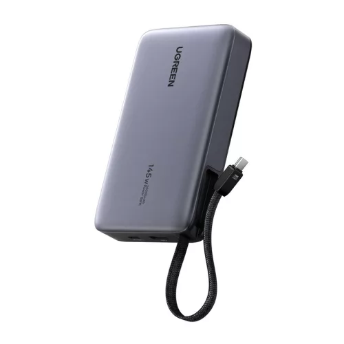 UGREEN PB551 powerbank 20000mAh 145W (visszahúzható kábel)