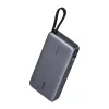 UGREEN PB552 powerbank 25000mAh 165W (beépített kábel) - szürke