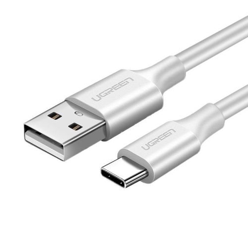 UGREEN USB és USB-C QC3.0 Kábel, 2m (Fehér)