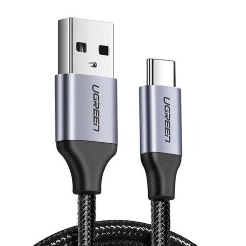 UGREEN USB - USB-C Kábel, QC3.0, 0,25 m (Fekete)