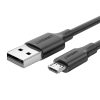 UGREEN USB-Mikro USB-Kábel QC3.0 2,4A 1m (Fekete)
