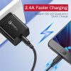 UGREEN USB-Mikro USB-Kábel QC3.0 2,4A 1m (Fekete)
