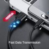UGREEN USB-Mikro USB-Kábel QC3.0 2,4A 1m (Fekete)