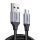 UGREEN USB-Micro USB Kábel, QC3.0, 2.4A, 1.5m (Fekete)