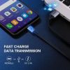 UGREEN USB-Micro USB Kábel, QC3.0, 2.4A, 2m (Fekete)